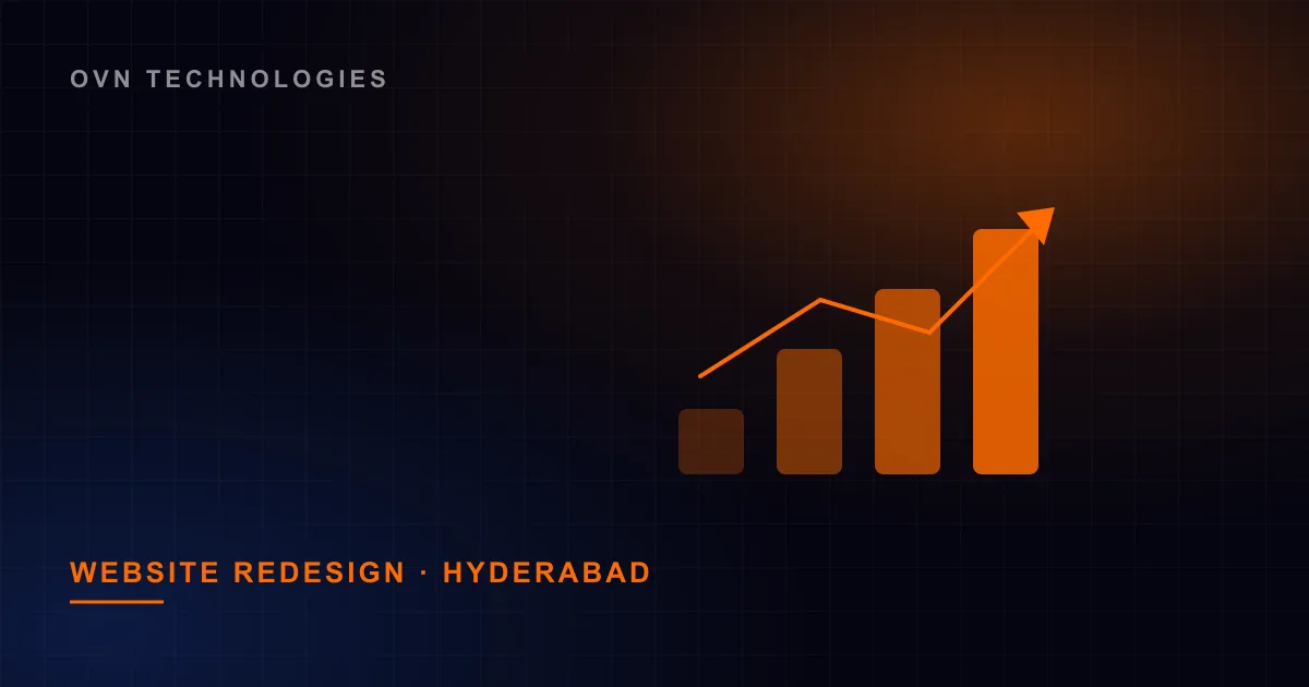 Website Redesign in Hyderabad: A 90-Day Plan for Businesses Outgrowing Their Site — Web & Mobile by OVN Technologies